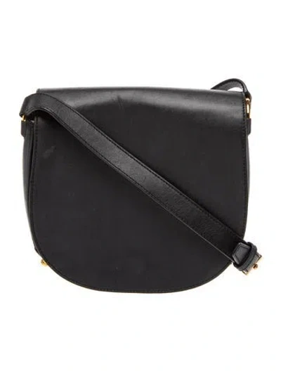 Pre-owned Alexander Wang Leather Shoulder Bag In Black