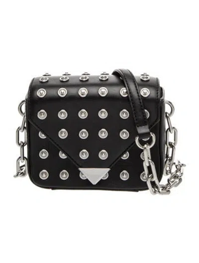 Pre-owned Alexander Wang Leather Shoulder Bag In Black