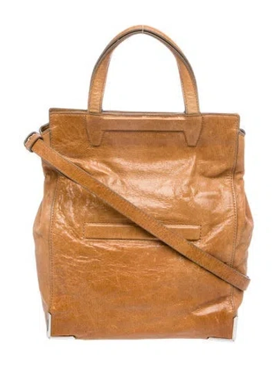 Pre-owned Alexander Wang Leather Shoulder Bag In Brown