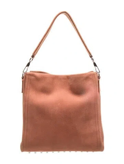Pre-owned Alexander Wang Leather Shoulder Bag In Brown