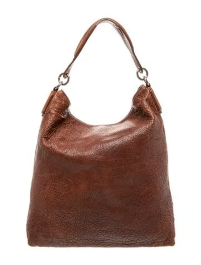 Pre-owned Alexander Wang Leather Shoulder Bag In Burgundy