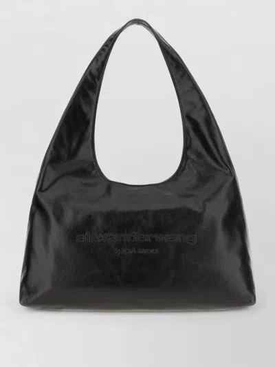 Alexander Wang Leather Shoulder Bag Curved Handle Design