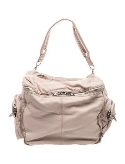 Pre-owned Alexander Wang Leather Shoulder Bag In Neutral