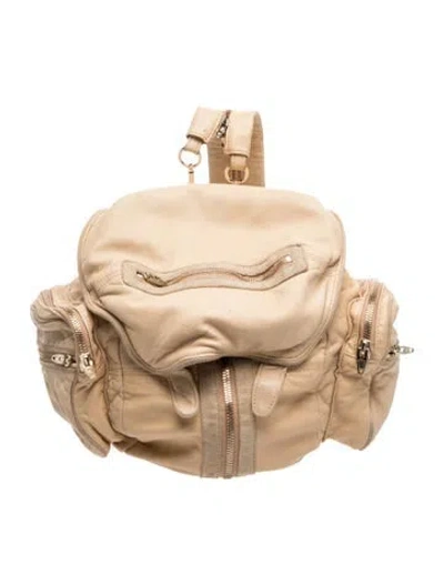 Pre-owned Alexander Wang Leather Shoulder Bag In Neutral
