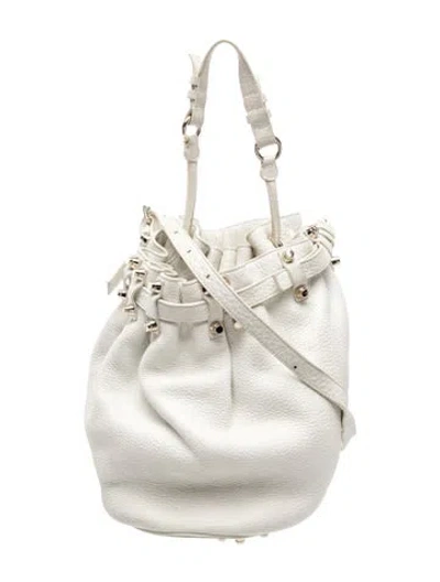 Pre-owned Alexander Wang Leather Shoulder Bag In Neutral