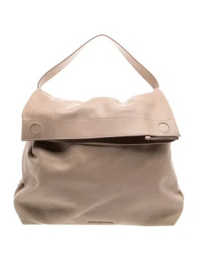 Pre-owned Alexander Wang Leather Shoulder Bag W/ Tags In Neutral