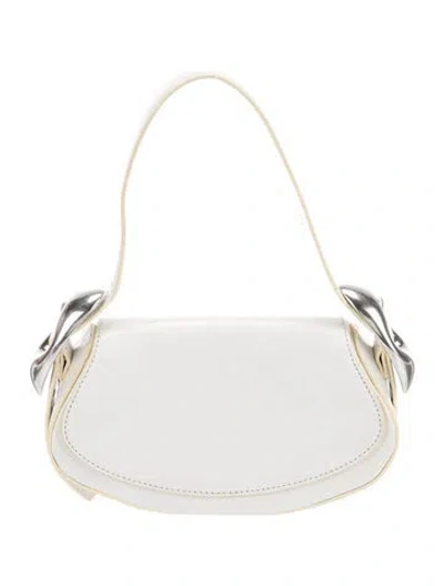 Pre-owned Alexander Wang Leather Shoulder Bag In White
