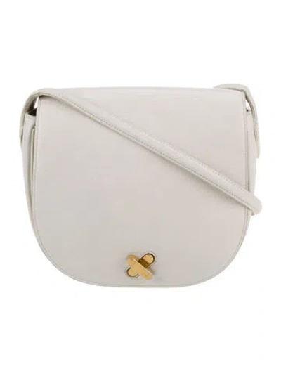 Pre-owned Alexander Wang Leather Shoulder Bag In White
