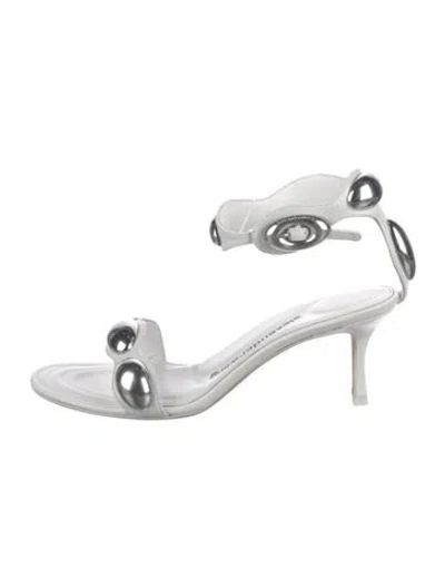 Pre-owned Alexander Wang Leather Slingback Sandals In Multi