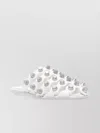 Alexander Wang Leather Sole Sandals Stud Embellishment In White