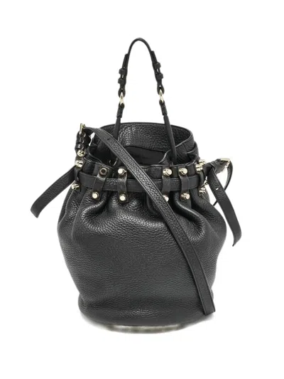 Pre-owned Alexander Wang Leather Studded Bucket Bag