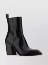 Alexander Wang Leather Throttle Ankle Boots