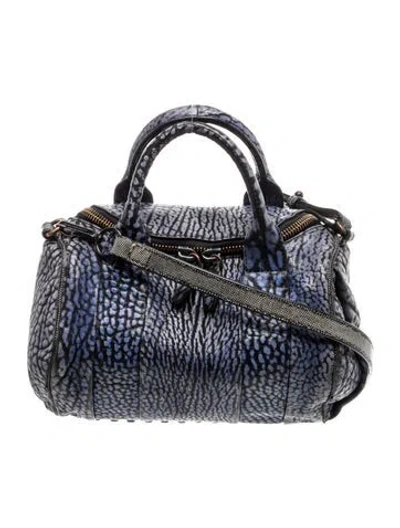 Pre-owned Alexander Wang Leather Top Handle Bag In Black