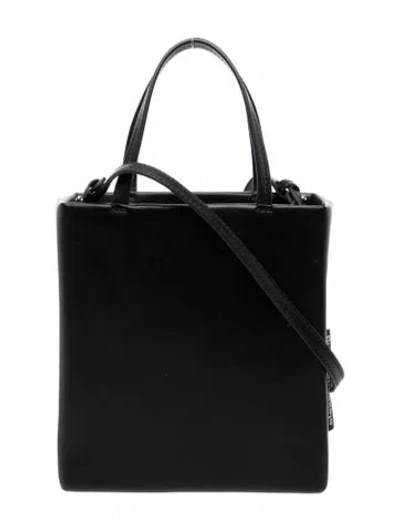 Pre-owned Alexander Wang Leather Top Handle Bag In Black
