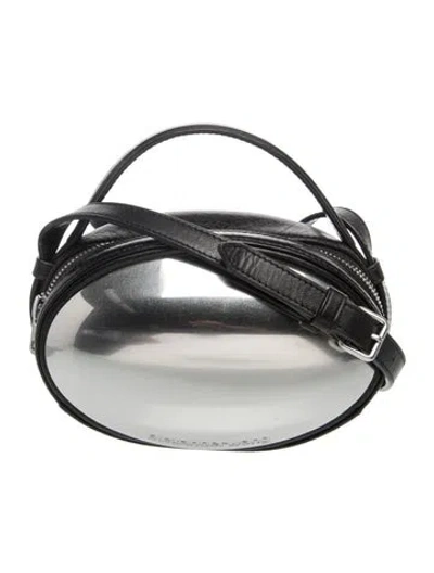 Pre-owned Alexander Wang Leather Top Handle Bag In Black