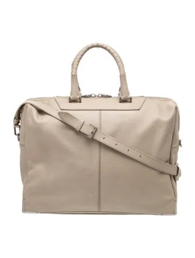 Pre-owned Alexander Wang Leather Top Handle Bag In Neutrals
