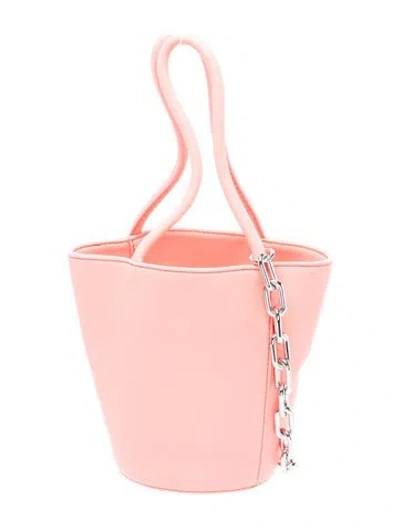 Pre-owned Alexander Wang Leather Top Handle Bag In Pink