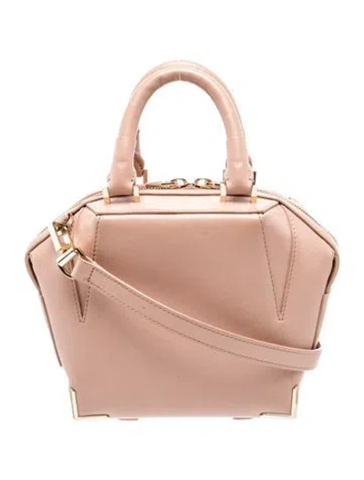Pre-owned Alexander Wang Leather Top Handle Bag In Pink