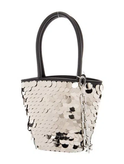 Pre-owned Alexander Wang Leather Top Handle Bag W/ Tags In Black