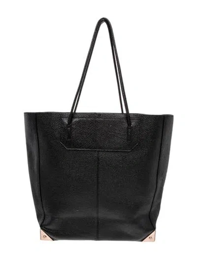 Pre-owned Alexander Wang Leather Tote In Black