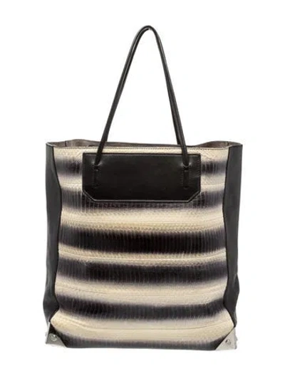 Pre-owned Alexander Wang Leather Tote In Black