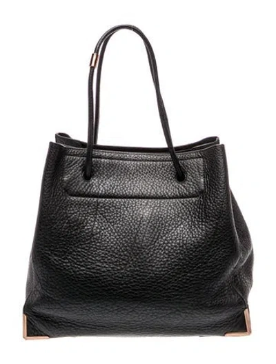 Pre-owned Alexander Wang Leather Tote In Black