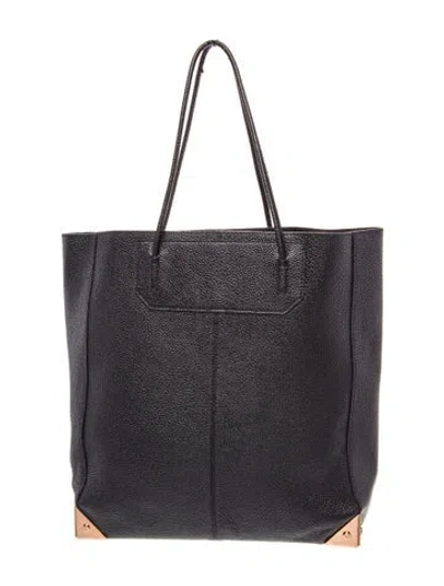 Pre-owned Alexander Wang Leather Tote In Black