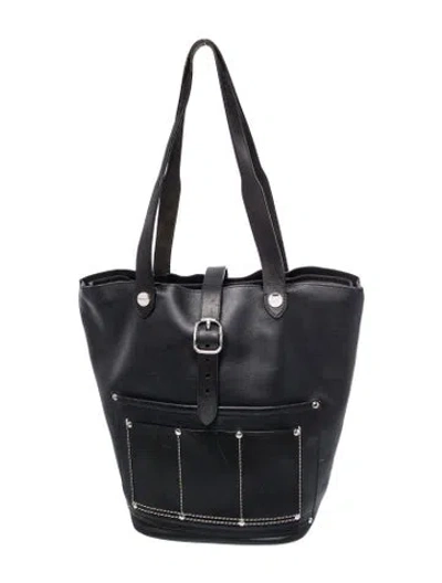 Pre-owned Alexander Wang Leather Tote In Black