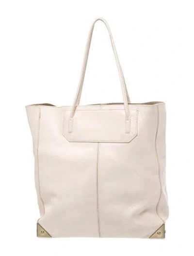 Pre-owned Alexander Wang Leather Tote In Neutral