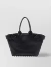 Alexander Wang Leather Tote Structured Studded Bottom
