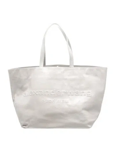 Pre-owned Alexander Wang Leather Tote W/ Tags In Blue