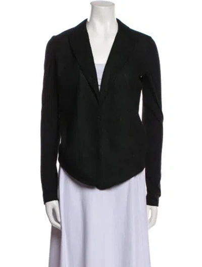 Pre-owned Alexander Wang Leather Utility Jacket In Black