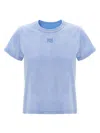 Alexander Wang Light Blue Distressed T-shirt