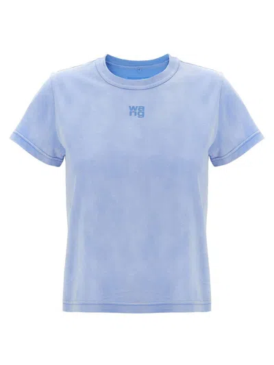 Alexander Wang Light Blue Distressed T-shirt