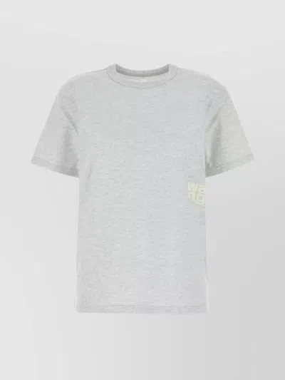 Alexander Wang Light Grey Cotton T-shirt
