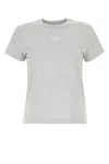 Alexander Wang Light Grey Cotton T-shirt In Light Heather Grey
