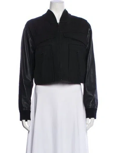 Pre-owned Alexander Wang Linen Jacket In Black