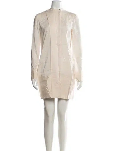 Pre-owned Alexander Wang Linen Mini Dress In Neutrals