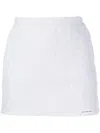 Alexander Wang Minirock Mit Logo In Grey