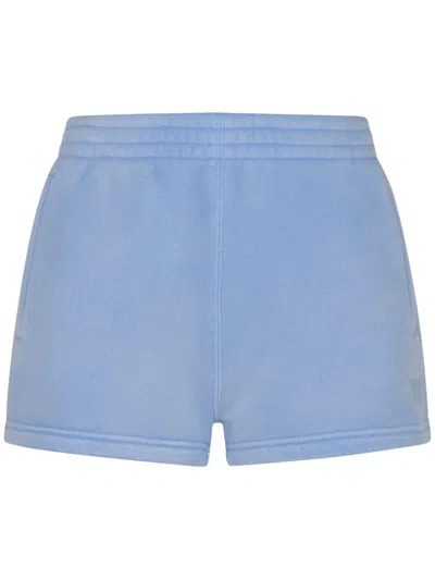 Alexander Wang Essential Shorts In Blue