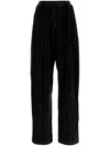 Alexander Wang High Waisted Wide Leg Pant In Grey