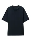 Alexander Wang Logo Cotton T-shirt In Blue