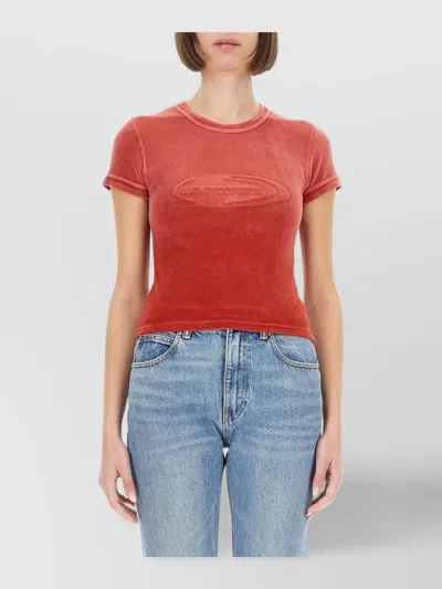 Alexander Wang Logo Crew Neck Slim Fit T-shirt