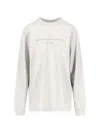 Alexander Wang Logo Crew Neck Sweatshirt In Lightheathergrey