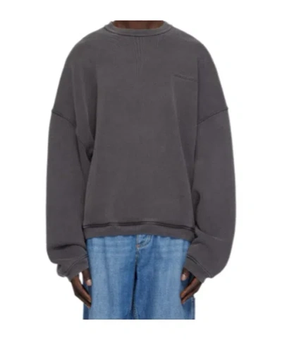 ALEXANDER WANG LOGO CREWNECK SWEATSHIRT