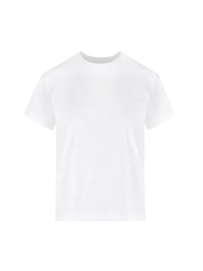 Alexander Wang Logo Crop T-shirt In White