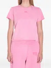 Alexander Wang Logo T-shirt In Pink