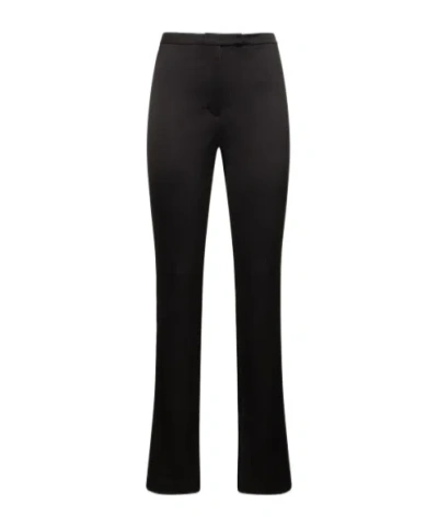 Alexander Wang Logo Details Casual Pants In Black