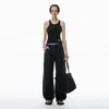 Alexander Wang Logo Embossed Ballon Jogger Pant In Cotton In Grey Aged