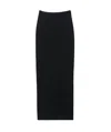 Alexander Wang Logo Maxi Skirt In Black